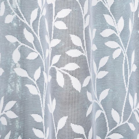 Zazdrostka żakardowa na metry 023058 wysokość 90 cm kolor biały