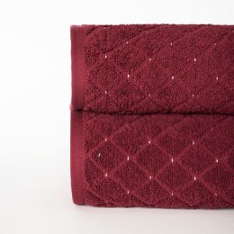 OLIWIER ręcznik kolor ciemno czerwony; burgundowy 50x90cm R00001/RB0/009/050090/1