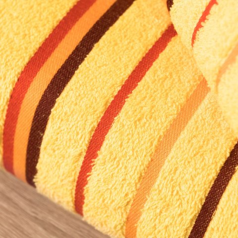 Ręcznik z zawieszką Mars 50x90 cm kolor żółty Ręcznik z zawieszką Mars 50x90 cm kolor żółty
