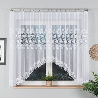 Firanka gotowa żakardowa ELŻBIETA rozmiar 160x310 cm kolor biały