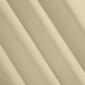 Jednokolorowa zasłona z miękkiej tkaniny RITA 140x250 cm kolor beżowy