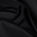 Jednokolorowa zasłona z miękkiej tkaniny RITA 140x250 cm kolor czarny