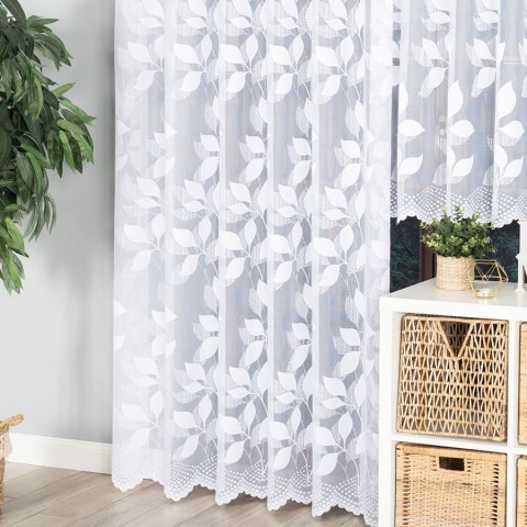 Firanka gotowa żakardowa MARTYNA 200x250 cm kolor biały