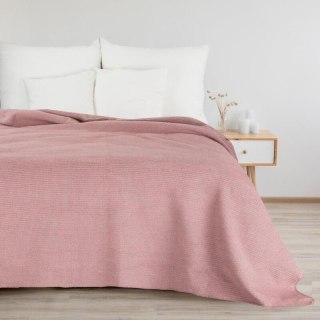 Koc AMBER 200x220 cm kolor pudrowy