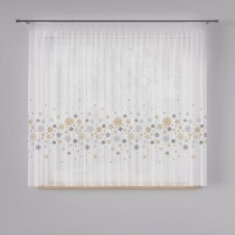 MROZIK Firanka woalowa z ołowianką, WOAL, wysokość 157cm, kolor 001 DBN007/WOP/001/000157/1