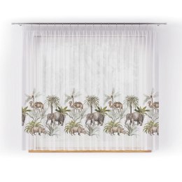 SAFARI Firanka z ołowianką WOAL, wysokość 157cm, kolor 001 uniwersalny D00090/WOP/001/000157/1