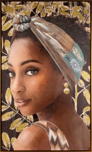 OBRAZ 517B 60X100 CM CZARNY