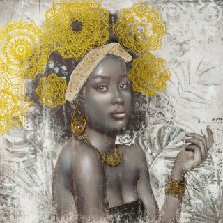 OBRAZ 541 80X80 CM BEŻOWY