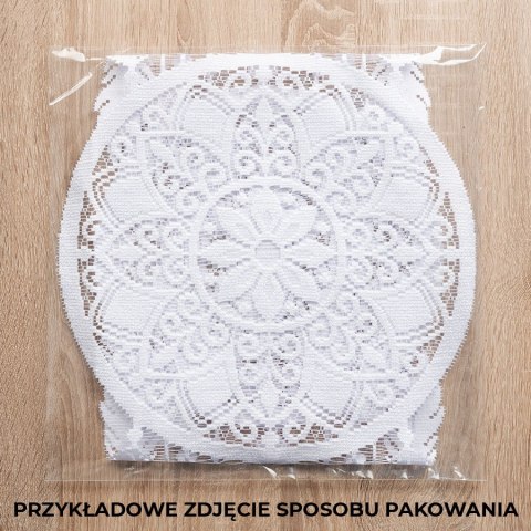 ALIA Bieżnik żakardowy gotowy, łapacz snów, szerokość 44 x wysokość 224cm, kolor 001 biały 001390/KSZ/001/044224/1