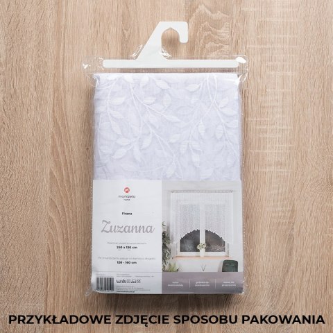 Firanka gotowa żakardowa ŻAKLINA 140x300 cm kolor biały
