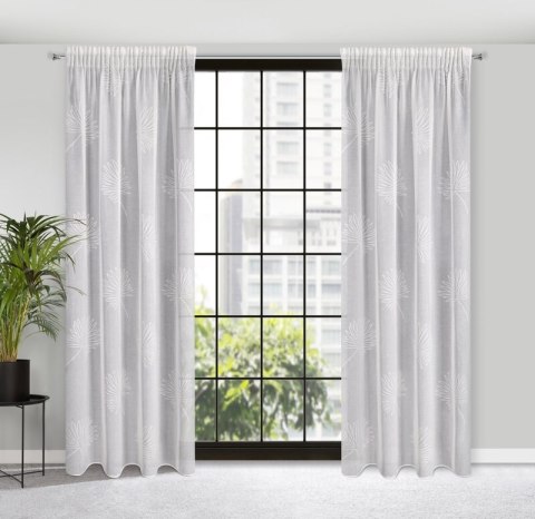 FIRANA GOTOWA JANE NA TAŚMIE 140X270 CM BIAŁY