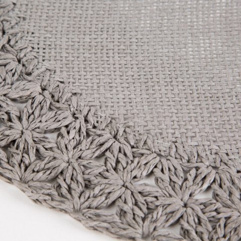 PODKŁADKA BOHO 11 (FI) 38 CM SZARY