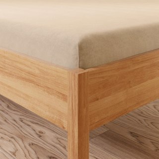 DREAMY PREMIUM Prześcieradło jersey z gumką, szerokość 140 x wysokość 200cm, kolor 005 beżowy 100033/JEG/005/140200/1