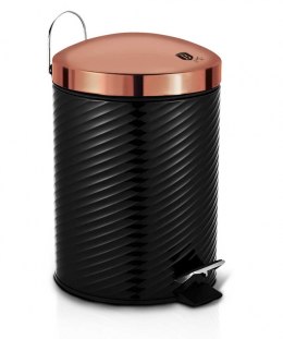 STALOWY KOSZ NA ŚMIECI 12L BERLINGER HAUS BH-1732 BLACK ROSE