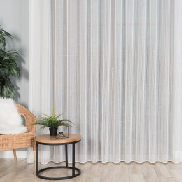 Firanka fantazyjna z ołowianką, wysokość 300cm, kolor 112 offwhite ze srebrną nitką 392040/OLO/112/000300/1