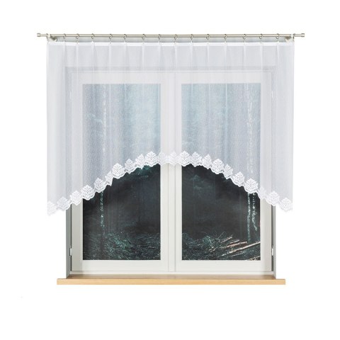 Firanka żakardowa gotowa ŻAKLINA 120x250 cm kolor biały