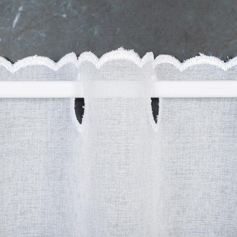 Zazdrostka haftowana na metry wysokość 60 cm kolor biały