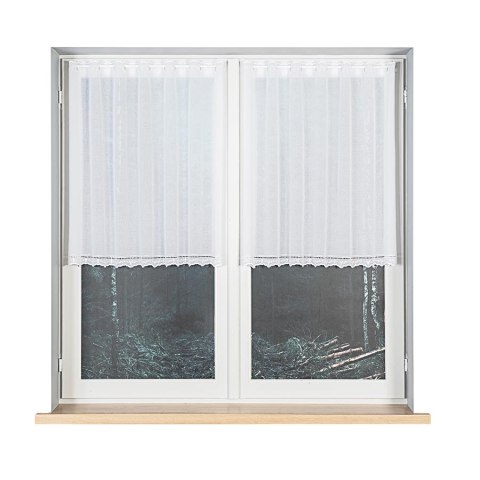 Zazdrostka haftowana na metry wysokość 90 cm kolor biały