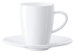 Zestaw porcelanowych filiżanek i spodków do kawy JURA - 2szt. (espresso)