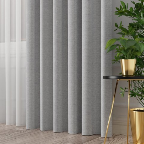 IBIZA Tkanina dekoracyjna, wysokość 300cm, kolor 007 jasny szary 027823/TDP/007/000300/1