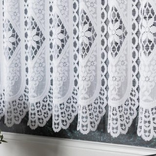 Zazdrostka żakardowa panelowa, wysokość 30cm, kolor 001 biały 107806/000/001/000030/1