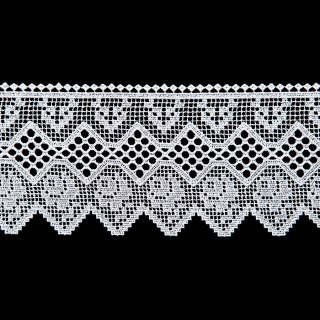 Koronka gipiurowa, wysokość 15cm, kolor 001 biały (72891) 072702/447/001/000015/1