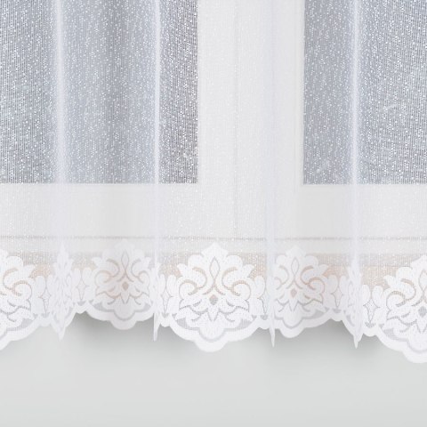 Firanka żakardowa na metry 023405 wysokość 170 cm kolor biały