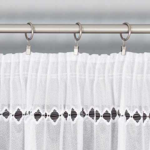 Firanka żakardowa na metry 018669 wysokość 250 cm kolor biały