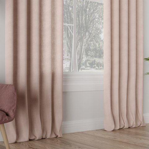 MILAS Tkanina dekoracyjna, wysokość 290cm, kolor 359 pastelowy łososiowy MILAS0/000/359/000290/1