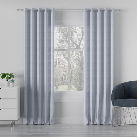 MILAS Tkanina dekoracyjna, wysokość 290cm, kolor 463 pastelowy niebieski MILAS0/000/463/000290/1