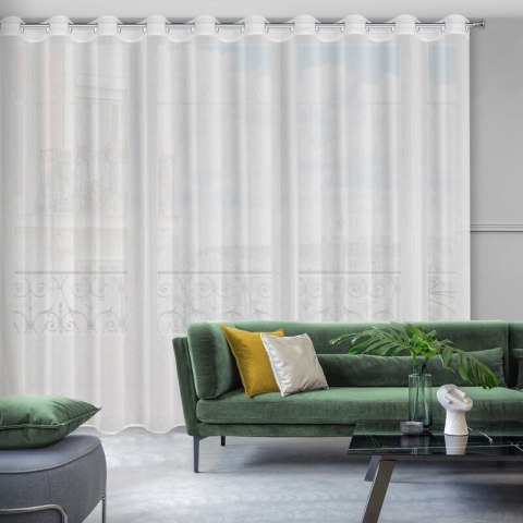 FIRANA GOTOWA LUNA 300X250 CM BIAŁY