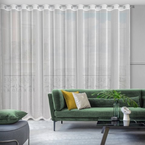 FIRANA GOTOWA NOELIA 300X250 CM BIAŁY