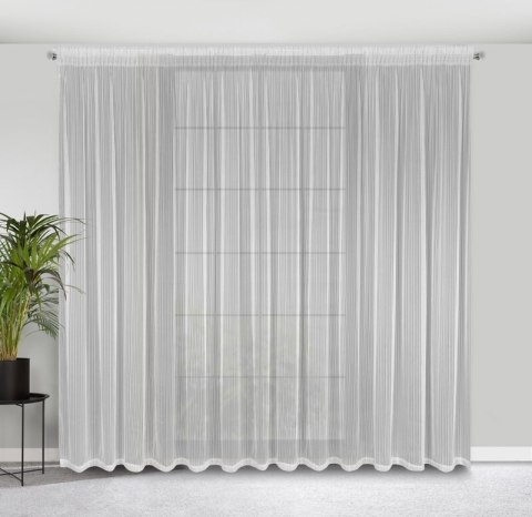 FIRANA GOTOWA NOELIA NA TAŚMIE 300X270 CM BIAŁY