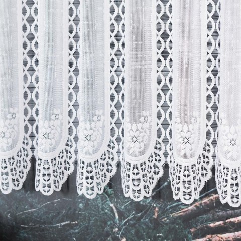 Firanka żakardowa panelowa, wysokość 120cm, kolor 001 biały 107806/000/001/000120/1