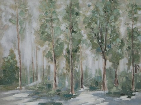 OBRAZ 509 90X120 CM ZIELONY