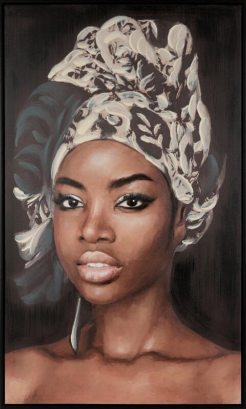 OBRAZ 517A 60X100 CM CZARNY