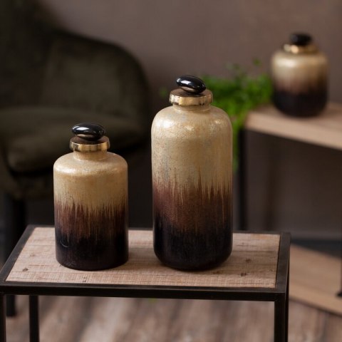 SZKLANA FIGURKA DEKORACYJNA GALA (01) (FI) 12X24 CM BRĄZOWY