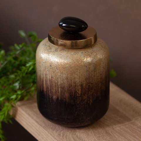 SZKLANA FIGURKA DEKORACYJNA GALA (03) (FI) 13X34 CM BRĄZOWY