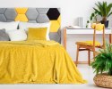 Narzuta dekoracyjna na łóżko AMBER 200X220 kolor musztardowy