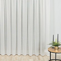 Firanka fantazyjna z ołowianką, wysokość 310cm, kolor 001 off white z błyszczącą, mieniącą nitką 001258/OLO/001/000310/1