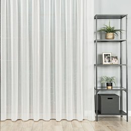 Firanka fantazyjna z ołowianką, wysokość 310cm, kolor 001 off white z błyszczącą, mieniącą nitką 001347/OLO/001/000310/1