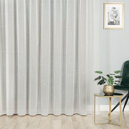 Firanka fantazyjna z ołowianką, wysokość 310cm, kolor 002 off white ze złotą nitką 001258/OLO/002/000310/1