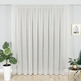 Firanka fantazyjna z ołowianką, wysokość 310cm, kolor 002 off white ze złotą nitką 001258/OLO/002/000310/1