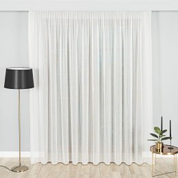 Firanka fantazyjna z ołowianką, wysokość 310cm, kolor 003 off white z miedzianą nitką 001347/OLO/003/000310/1