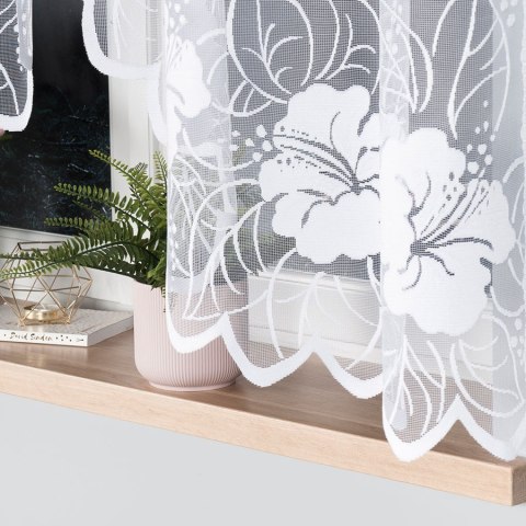 Firanka gotowa żakardowa GRACJANA rozmiar 160x300 cm kolor biały