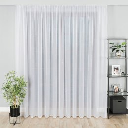 Firanka fantazyjna z ołowianką, wysokość 300cm, kolor 001 biały ze srebrną nitką 318453/OLO/001/300000/1