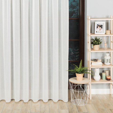 Firanka fantazyjna z ołowianką, wysokość 300cm, kolor 001 biały 318331/OLO/001/000300/1