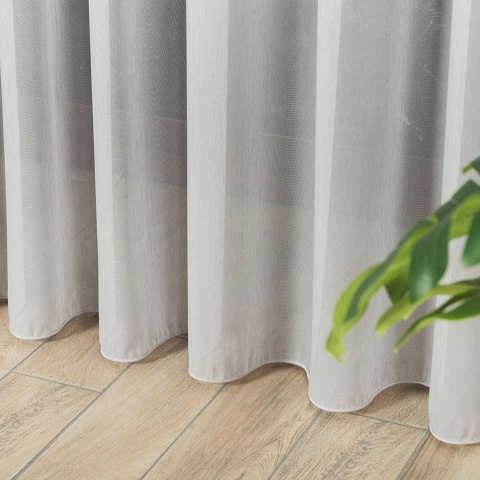 Firanka fantazyjna z ołowianką, wysokość 300cm, kolor 023 szary 318331/OLO/023/000300/1