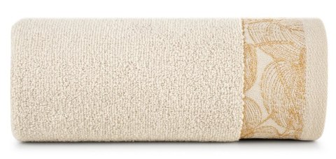 Ręcznik bawełniany AGIS 50x90 cm kolor beżowy Ręcznik bawełniany AGIS 50x90 cm kolor beżowy