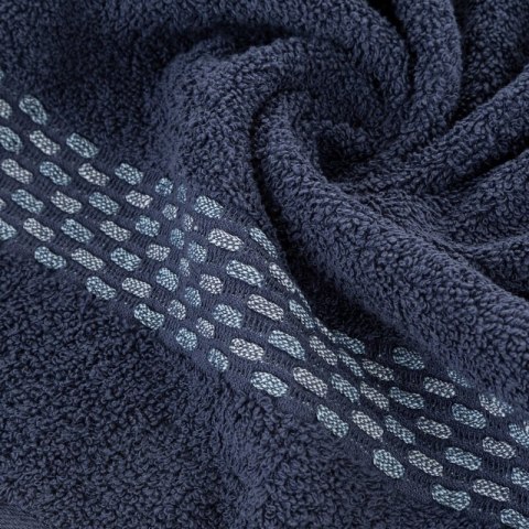 RĘCZNIK RIVA (07) 50X90 CM GRANATOWY